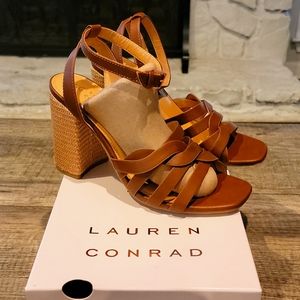 Lauren Conrad Bluegum Chocolate Heels  size 8.5  Chocolate